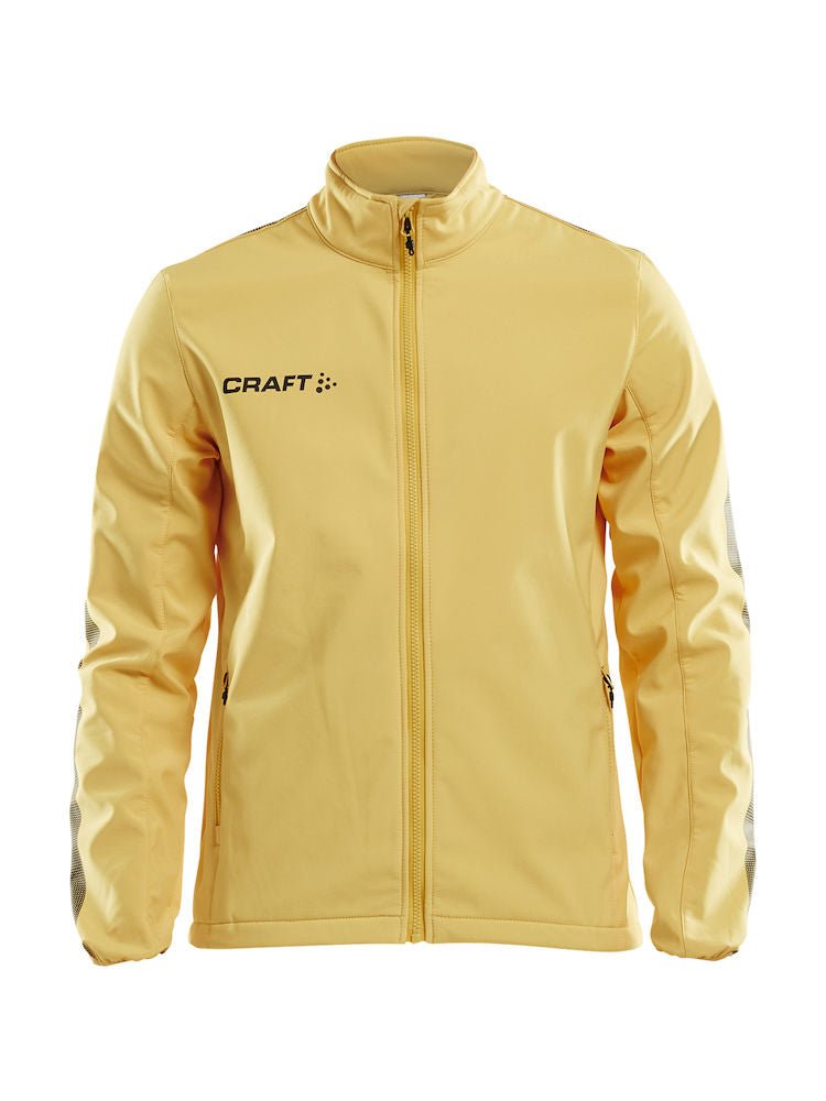 Craft Pro Control Softshell Jacket Yellow - Suomen Brodeeraus