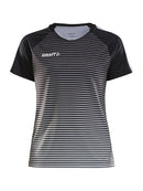 Craft Pro Control Stripe Jersey W Black/platin - Suomen Brodeeraus