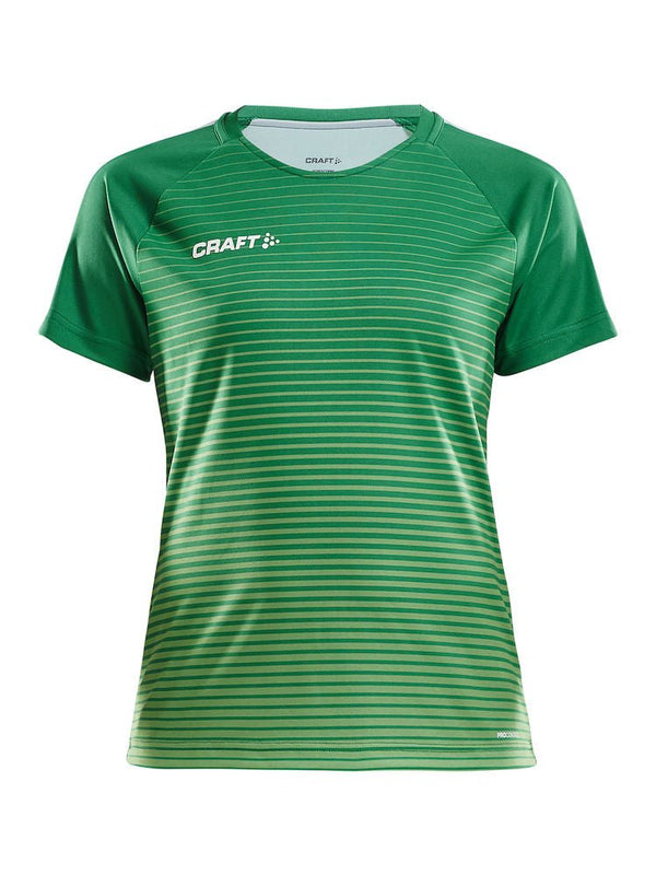 Craft Pro Control Stripe Jersey W T green/C gr - Suomen Brodeeraus