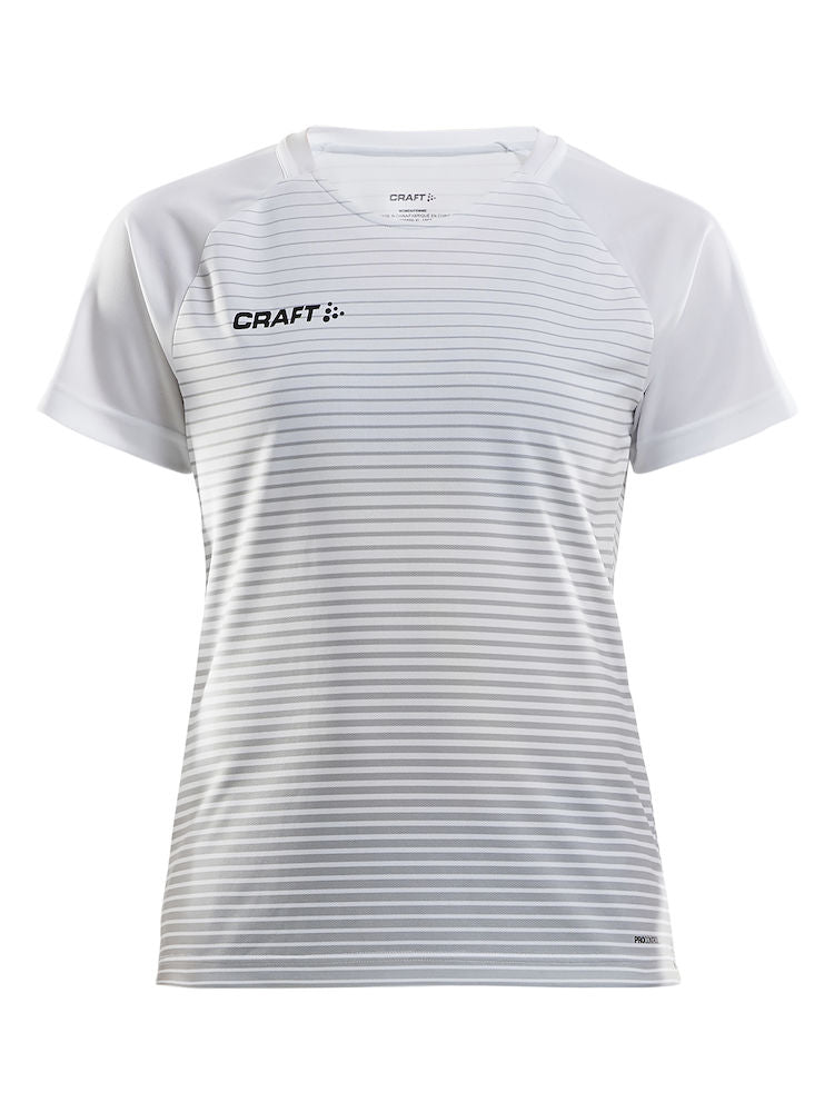 Craft Pro Control Stripe Jersey W White/silver - Suomen Brodeeraus