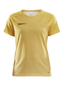 Craft Pro Control Stripe Jersey W Yellow/flumi - Suomen Brodeeraus