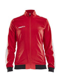 Craft Pro Control Woven Jacket W Bright red - Suomen Brodeeraus