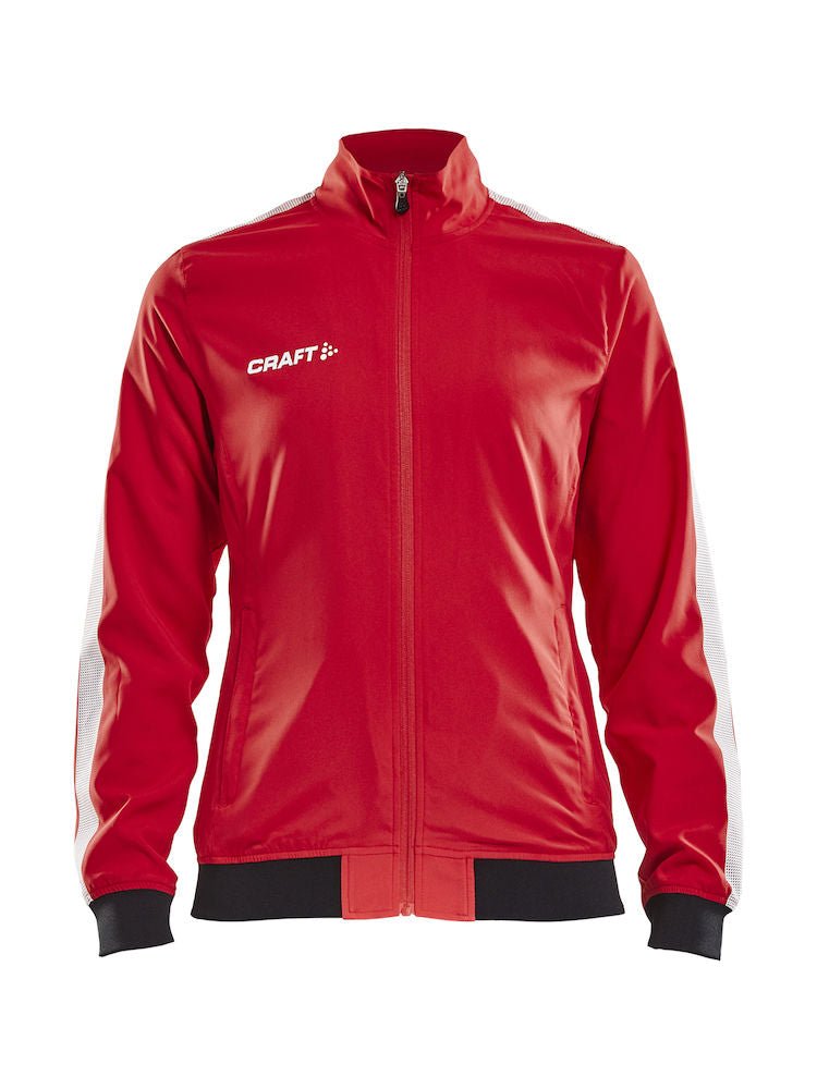 Craft Pro Control Woven Jacket W Bright red - Suomen Brodeeraus