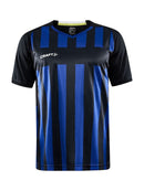 Craft Progress 2.0 Stripe Jersey M Black/cobolt - Suomen Brodeeraus