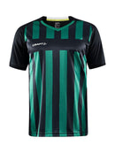 Craft Progress 2.0 Stripe Jersey M Black/T gree - Suomen Brodeeraus