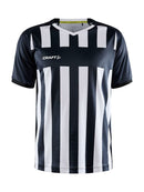 Craft Progress 2.0 Stripe Jersey M Black/white - Suomen Brodeeraus
