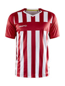 Craft Progress 2.0 Stripe Jersey M Red/white - Suomen Brodeeraus