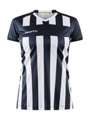 Craft Progress 2.0 Stripe Jersey W Black/white - Suomen Brodeeraus