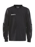 Craft Progress GK Sweatshirt JR Black/white - Suomen Brodeeraus