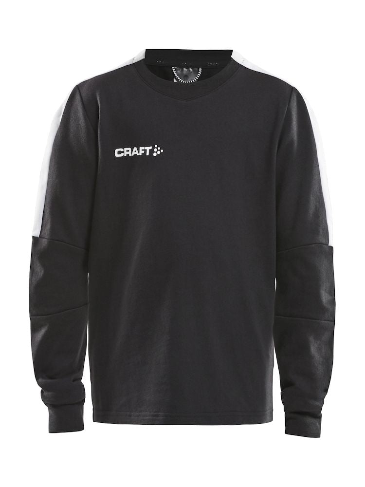 Craft Progress GK Sweatshirt JR Black/white - Suomen Brodeeraus