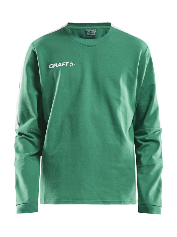 Craft Progress GK Sweatshirt T green/whit - Suomen Brodeeraus