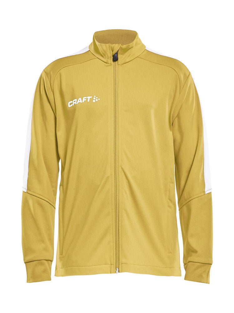 Craft Progress Jacket JR Yellow/black - Suomen Brodeeraus