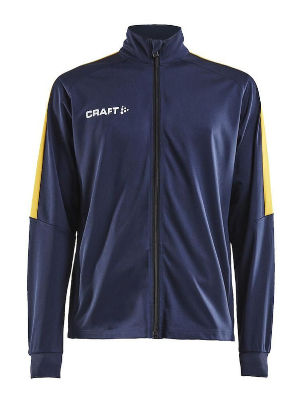 Craft Progress Jacket men Navy/yellow - Suomen Brodeeraus