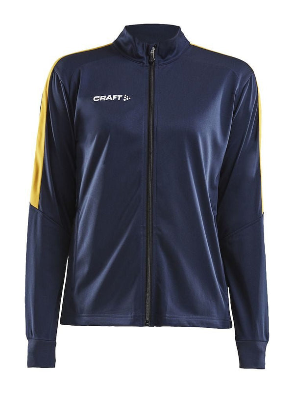 Craft Progress Jacket women Navy/yellow - Suomen Brodeeraus