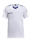 Craft Progress Jersey contrast JR White/cl cob - Suomen Brodeeraus
