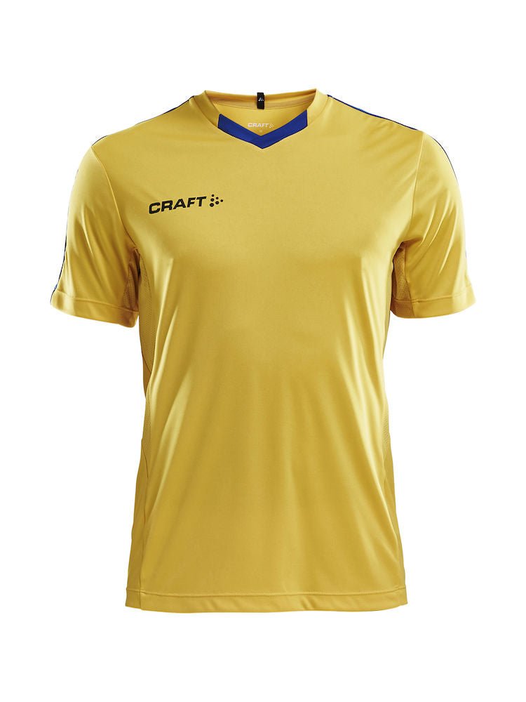 Craft Progress Jersey contrast men Yellow/royal - Suomen Brodeeraus