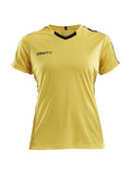 Craft Progress Jersey contrast wmn Yellow - Suomen Brodeeraus