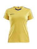 Craft Progress Jersey contrast wmn Yellow/cl co - Suomen Brodeeraus