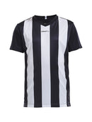 Craft Progress Jersey stripe JR Black/white - Suomen Brodeeraus