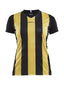 Craft Progress Jersey stripe wmn Black/yellow - Suomen Brodeeraus