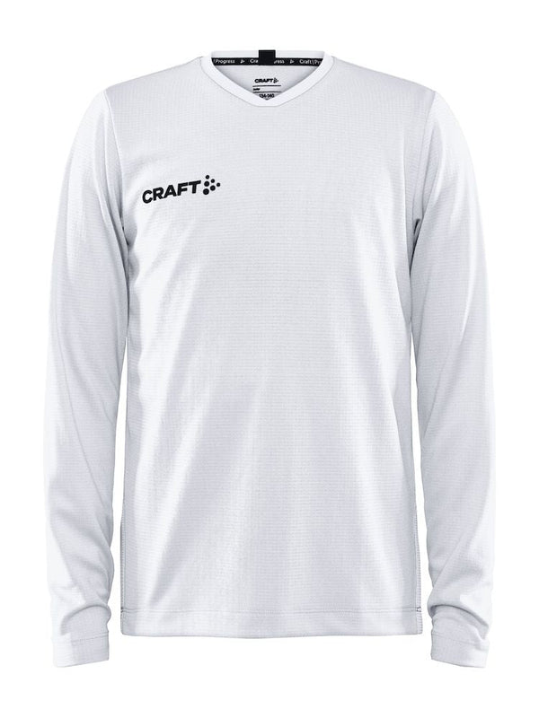 Craft Progress LS Basket Jersey Jr White - Suomen Brodeeraus