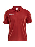 Craft Progress Polo Pique men Bright red - Suomen Brodeeraus