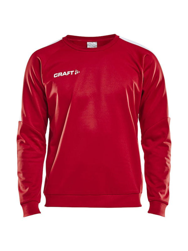 Craft Progress R-neck Sweater men Red/white - Suomen Brodeeraus