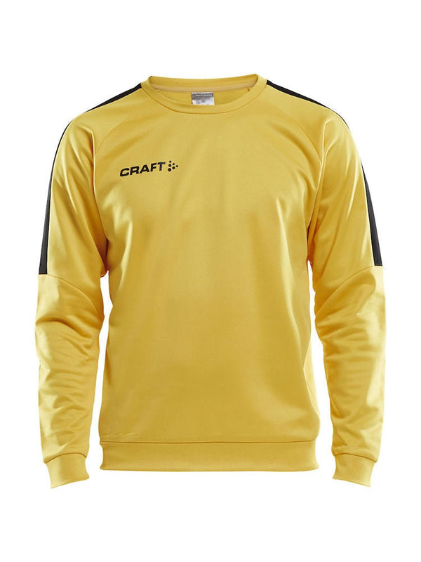 Craft Progress R-neck Sweater men Yellow/black - Suomen Brodeeraus