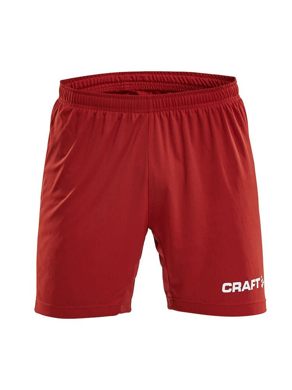 Craft Progress Short contrast men Bright red - Suomen Brodeeraus