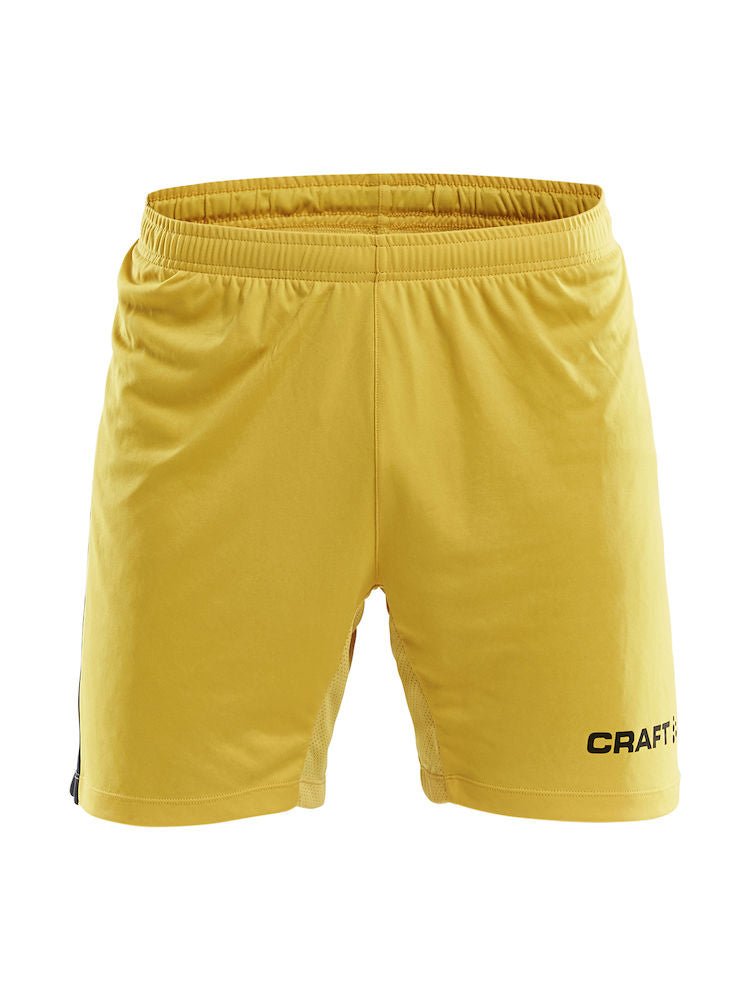 Craft Progress Short contrast men Yellow - Suomen Brodeeraus