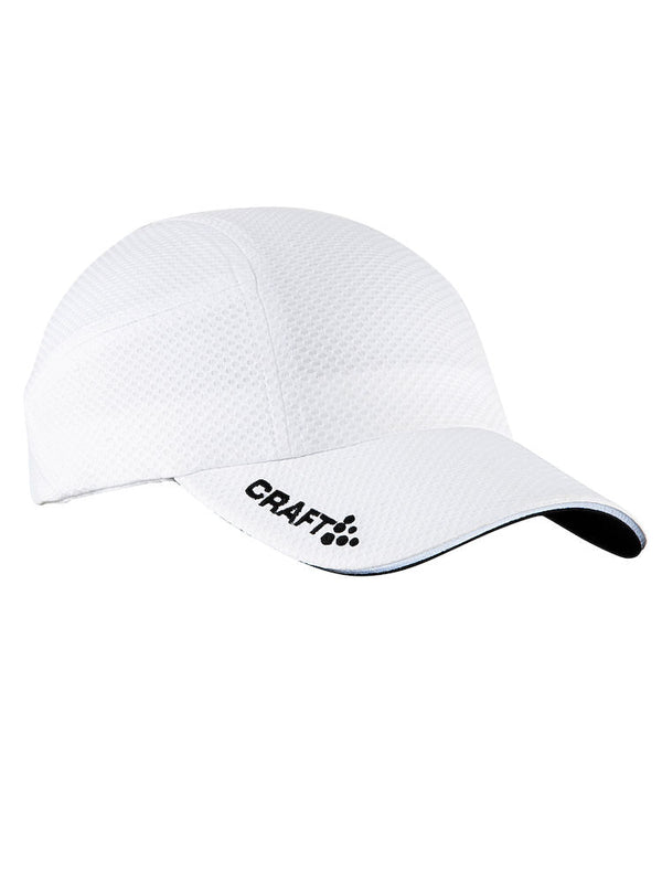 Craft Running cap white no size - Suomen Brodeeraus