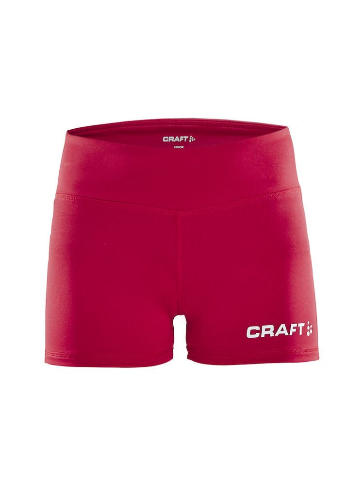 Craft Squad Hotpants JR Bright red - Suomen Brodeeraus