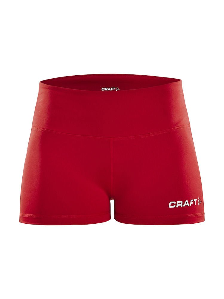 Craft Squad Hotpants W Bright red - Suomen Brodeeraus