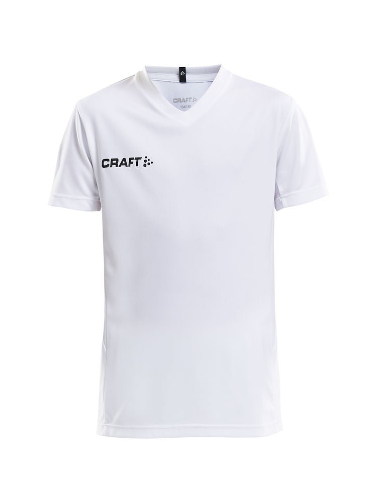 Craft Squad Jersey solid JR White - Suomen Brodeeraus