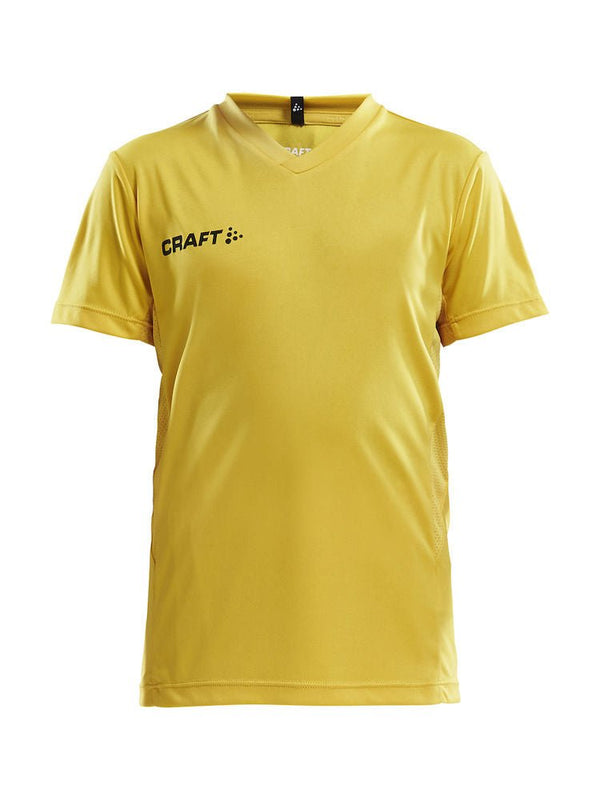 Craft Squad Jersey solid JR Yellow - Suomen Brodeeraus