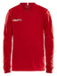 Craft Squad Jersey solid LS JR Bright red - Suomen Brodeeraus