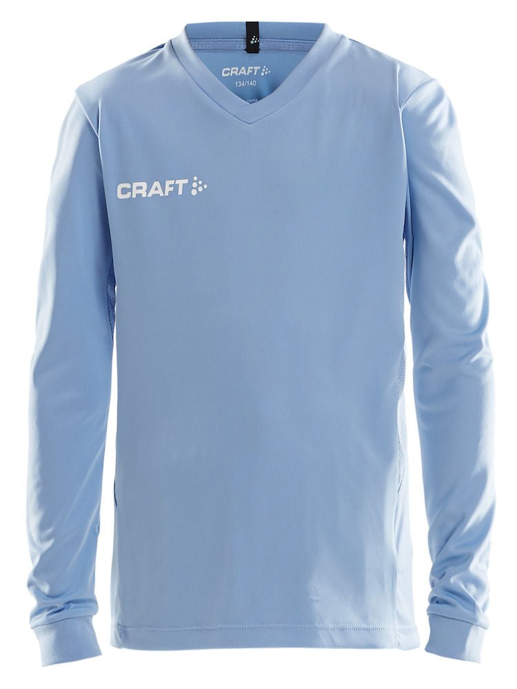 Craft Squad Jersey solid LS JR MFF blue - Suomen Brodeeraus