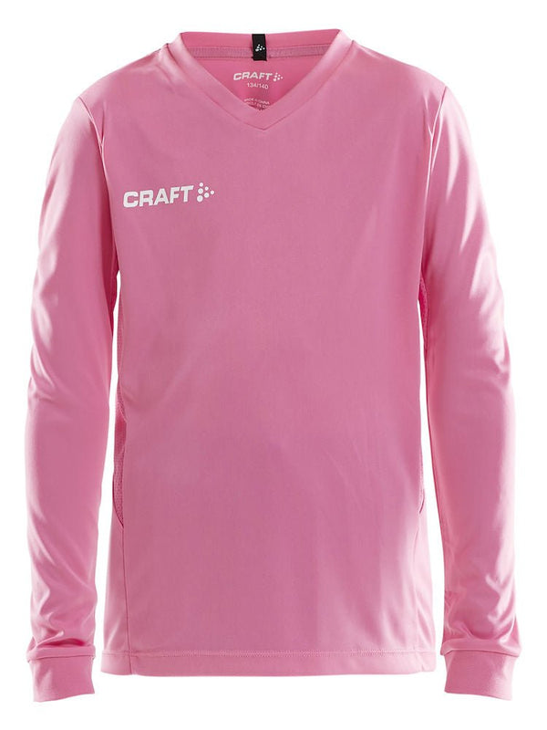 Craft Squad Jersey solid LS JR Pop - Suomen Brodeeraus