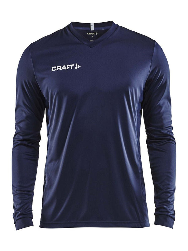 Craft Squad Jersey Solid LS M Navy - Suomen Brodeeraus