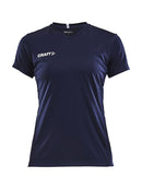Craft Squad Jersey solid wmn Navy - Suomen Brodeeraus