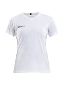 Craft Squad Jersey solid wmn White - Suomen Brodeeraus