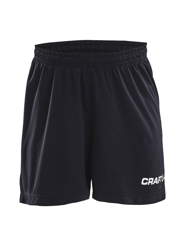 Craft Squad Short solid JR Black - Suomen Brodeeraus