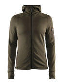 Craft Trict Polartec Hood women Dark Olive - Suomen Brodeeraus