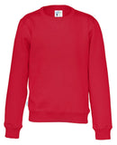 CREW NECK KID (GOTS) RED - Suomen Brodeeraus