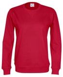 CREW NECK UNISEX (GOTS) RED - Suomen Brodeeraus