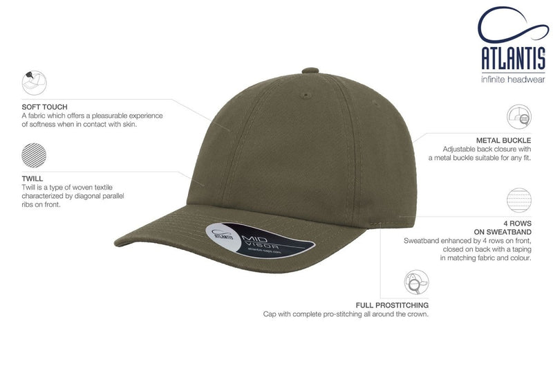 DAD HAT OLIVE - Suomen Brodeeraus