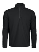 DAD MELTON HALF ZIP MICROFLEECE Black - Suomen Brodeeraus