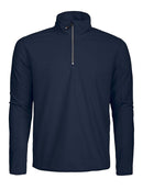 DAD MELTON HALF ZIP MICROFLEECE Navy - Suomen Brodeeraus
