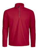 DAD MELTON HALF ZIP MICROFLEECE Red - Suomen Brodeeraus