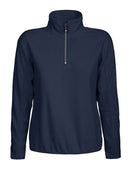 DAD MELTON LADY HALF ZIP MICROFLEECE Navy - Suomen Brodeeraus